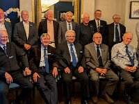 PXL 20250517 203318646  Standing L-R: Andrew Blaydes, Paul Quinlan, Keith Davies, Peter Panayiotou, Richard Jenkins, Peter Davies (Abbo), Andreas Young, Frank Gardner Seated L-R: Peter Radford, Pete Robinson (PJ), Dave Baker, Geoff Room, Austin Downey